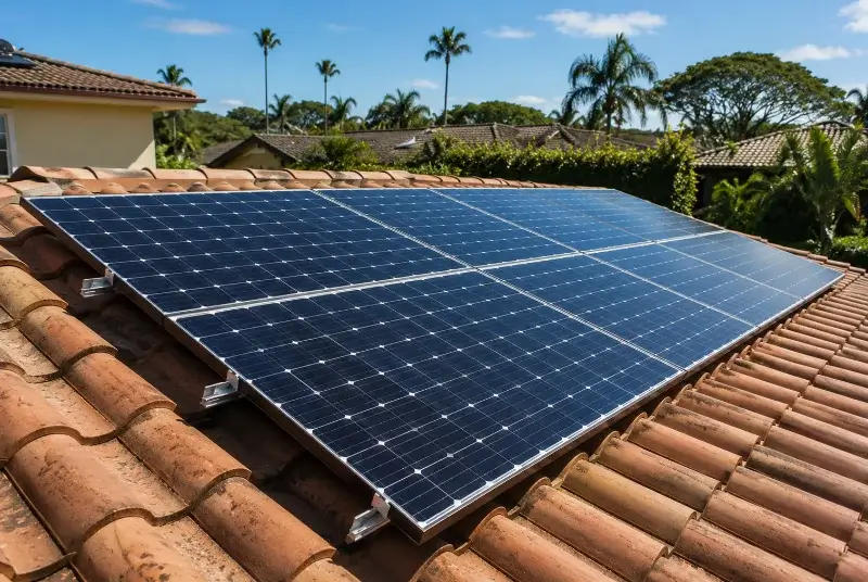 Installation de panneaux solaires à Crespian